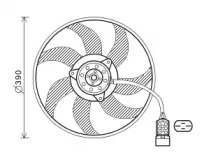 AVA QUALITY COOLING ol7671 -  Вентилятор, охлаждение двигателя